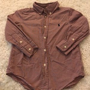 Ralph Lauren 4t long sleeve dress shirt